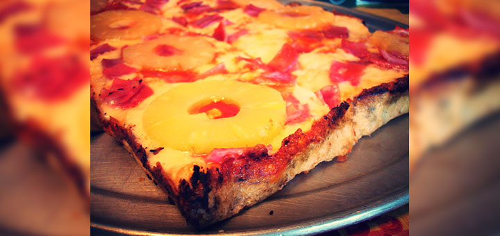 Foto de Pizza Hawaiana casera